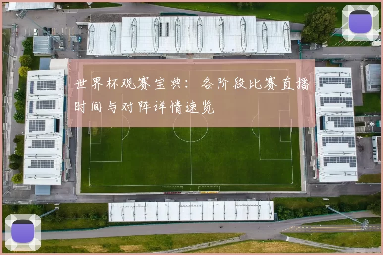 世界杯观赛宝典:各阶段比赛直播时间与对阵详情速览