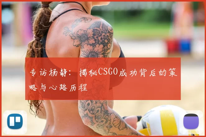 专访杨静:揭秘CSGO成功背后的策略与心路历程